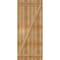 Ekena Millwork Joined Board-n-Batten Shutters w/Z-Bar, Rough Sawn Western Red Cedar, 32 1/4W x 76H, PR RBJ06Z32X076RWR - alternate 2